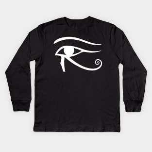 Eye of Horus Kids Long Sleeve T-Shirt